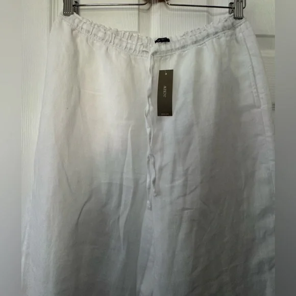 New JCrew Soleil linen pants. - Picture 7 of 10